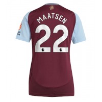 Aston Villa Ian Maatsen #22 Hjemmedrakt Dame 2024-25 Kortermet